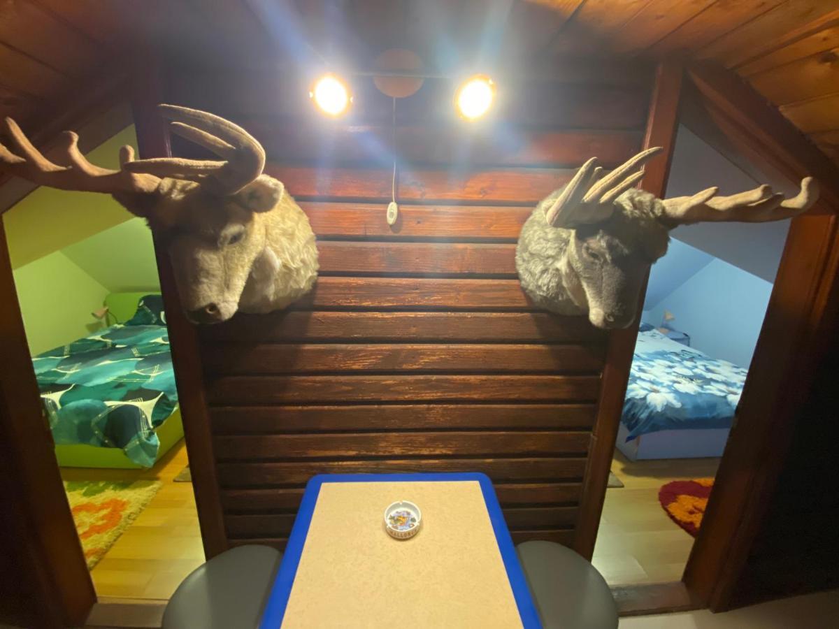 Cabană cu teren de tenis Banita Exterior foto
