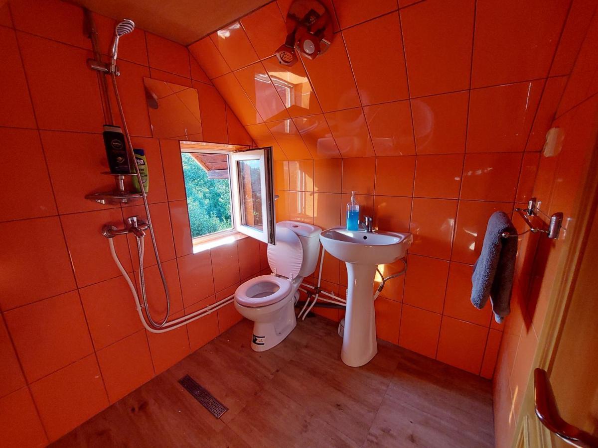 Cabană cu teren de tenis Banita Exterior foto