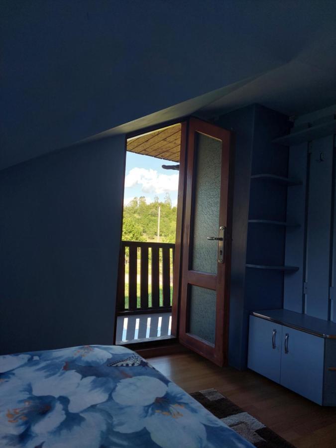 Cabană cu teren de tenis Banita Exterior foto